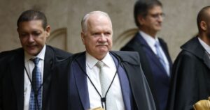 Ministro Edson Fachin. durante sessão plenária do STF