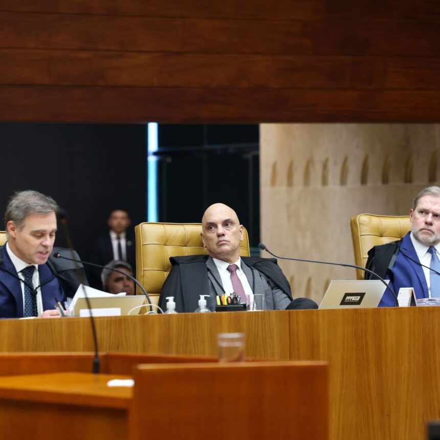 Fachada do prédio do Supremo Tribunal Federal em Brasília.