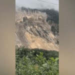 Encosta de montanha desaba sobre rio no Nepal