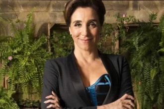 Atriz Marisa Orth em evento público no Brasil