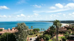 Paisagem urbana de Montevidéu no Uruguai