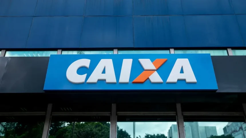 Fachada de agência da Caixa Econômica Federal
