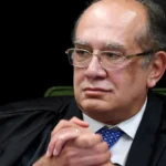 Ministro Gilmar Mendes durante sessão no Supremo Tribunal Federal