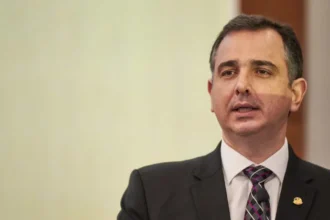 Rodrigo Pacheco em evento institucional