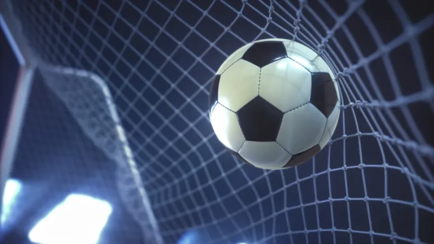 Jogadores disputam bola em partida oficial do Campeonato Brasileiro
