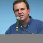 Urna eletrônica durante votação