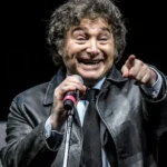 Presidente argentino Javier Milei em evento oficial