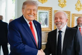 Presidente Luiz Inácio Lula da Silva em evento oficial no Palácio do Planalto