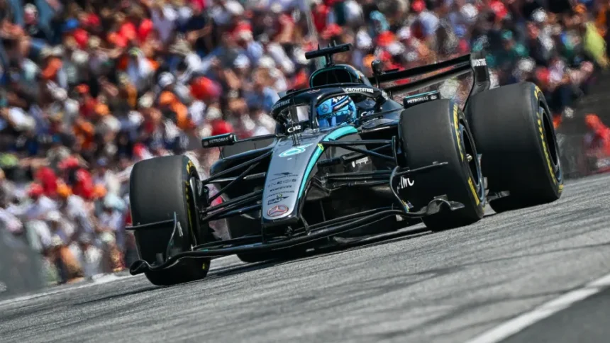 George Russell no contexto do GP da Itália em Monza