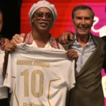 Ronaldinho Gaúcho em evento oficial
