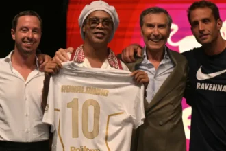 Ronaldinho Gaúcho em evento oficial