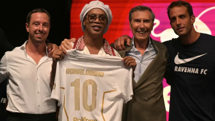 Ronaldinho Gaúcho em evento oficial