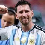 Lionel Messi em partida pela seleção da Argentina