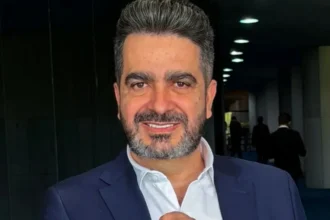 Pablo Marçal e Leonardo Avalanche, do PRTB, em evento político