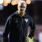 Jogadores do São Paulo em partida oficial do Campeonato Brasileiro