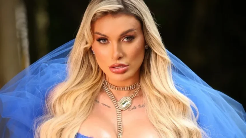 Andressa Urach em registro público.