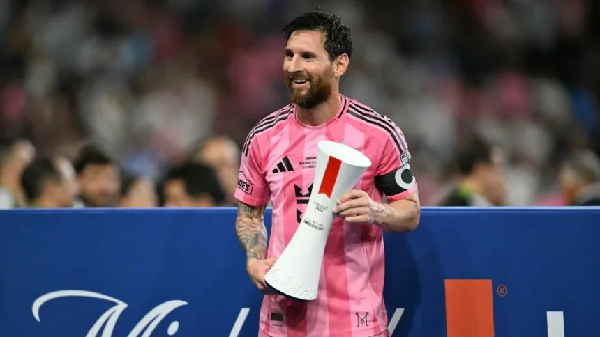 Lionel Messi em partida pelo Inter Miami