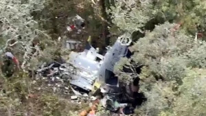Equipes de resgate em operação na serra catarinense
