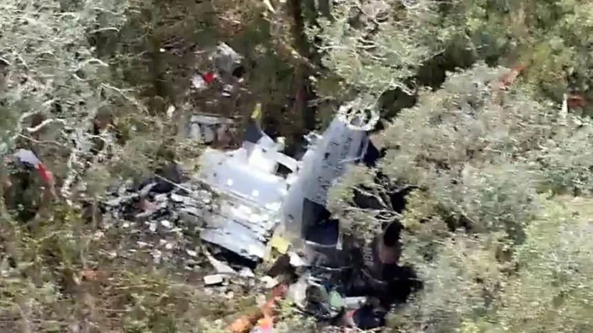Equipes de resgate em operação na serra catarinense
