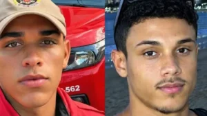 Viatura da polícia e agentes em área isolada no Rio de Janeiro