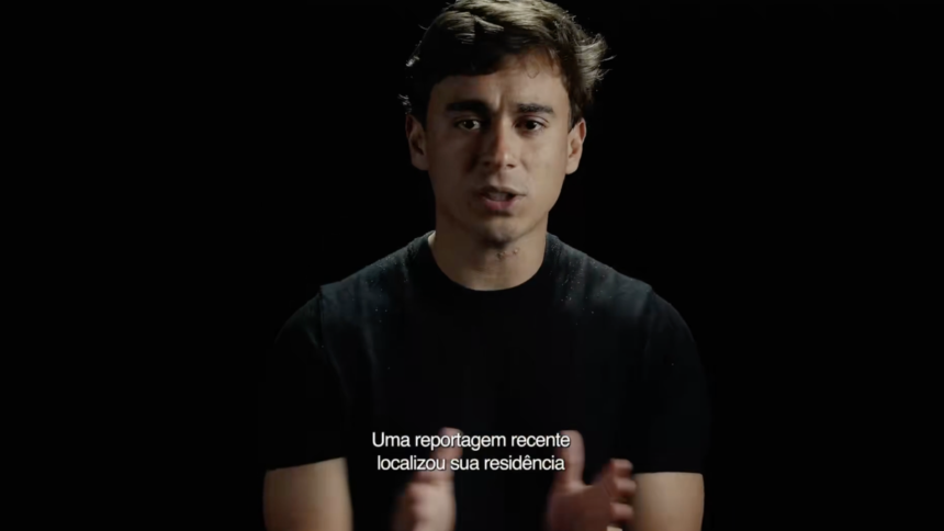 Nikolas Ferreira em vídeo sobre Fábio Luís Lula da Silva