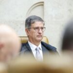 O procurador-geral da República, Paulo Gonet Branco, em sessão plenária do STF