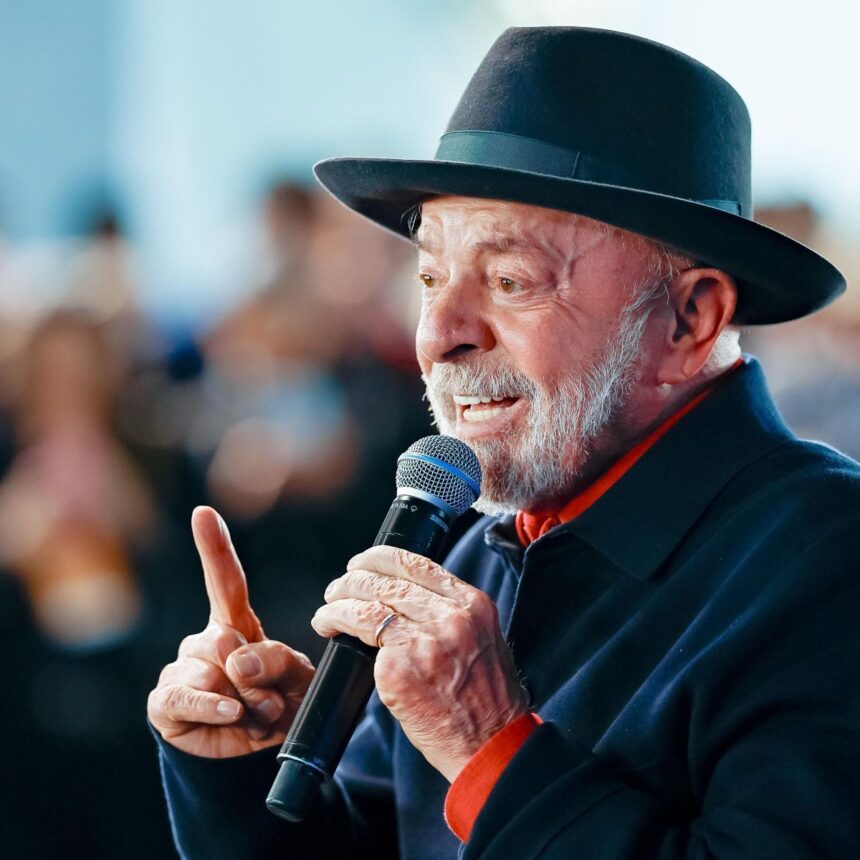 O presidente Lula (PT)