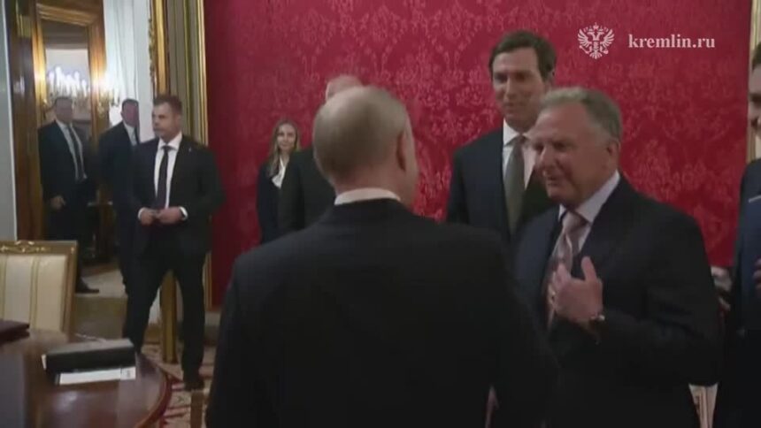 Putin recebe enviados dos Estados Unidos no Kremlin