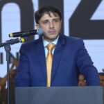 Candidato à Presidência pelo Missão, Renan Santos, participa de evento do partido em São Paulo
