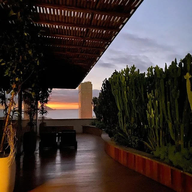 Ambiente do duplex de Reynaldo Gianecchini se abre para a paisagem do Rio de Janeiro
