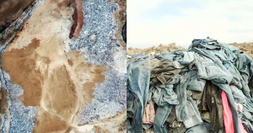 Uma zona erma do Deserto do Atacama, no Chile, possui mais de 60 mil toneladas de roupas que foram descartadas por europeus, formando uma verdadeira montanha de peças. O amontoado de roupas é tão grande que pode ser visto dos satélites do espaço, segundo informações da campanha Atacama RE-commerce, que tenta dar um destino a essas vestimentas cobrando apenas o valor do frete. A principal hipótese que explica o aparecimento dessas roupas na região é a de que países da Europa reúnem peças que não são mais usadas pela população e mandam para a América do Sul com a ideia de ganhar uma segunda vida no mercado de segunda mão.