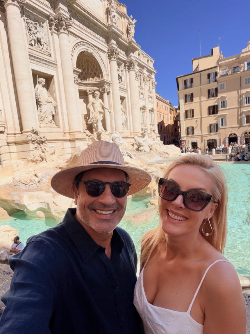 Ana Hickmann e Edu Guedes curtem lua de mel em Roma após casamento; veja fotos