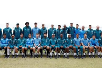 Elenco da Seleção Brasileira em Townsville, na Austrália