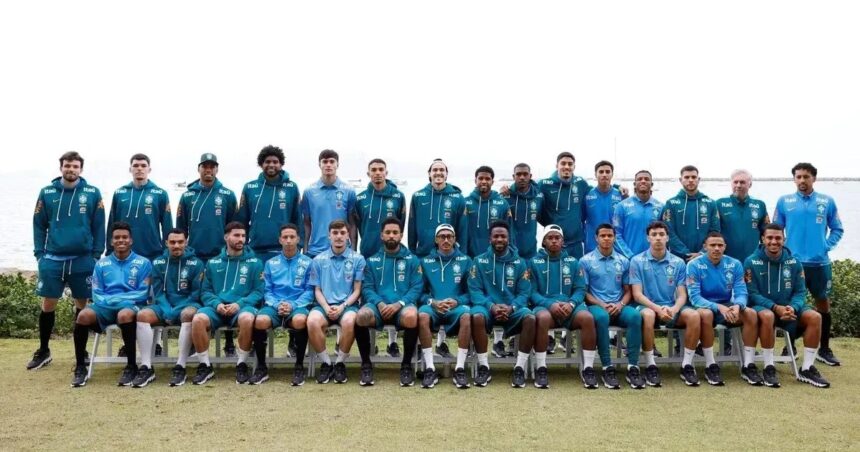Elenco da Seleção Brasileira em Townsville, na Austrália