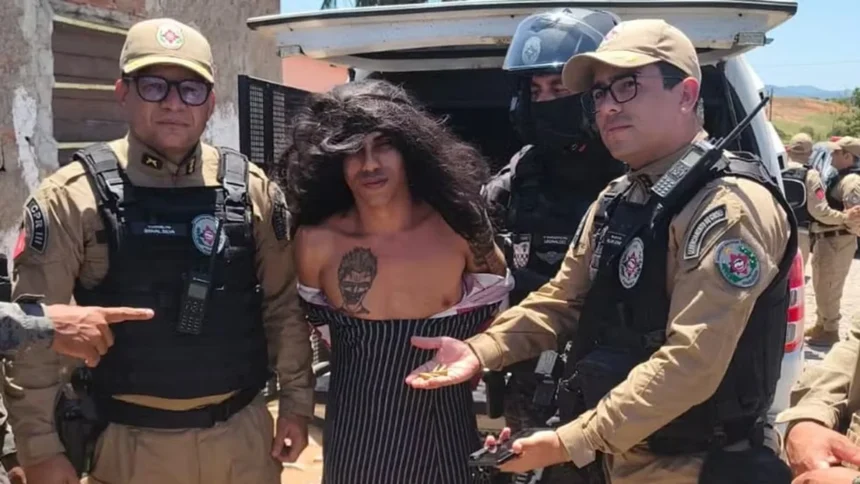 Preso vestido de mulher, homem afirma ter matado 80 pessoas na PB