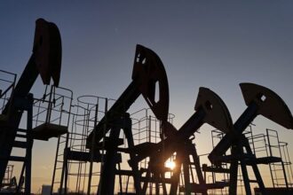 Plataforma de petróleo no mar