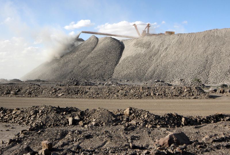 Área de exploração mineral no Brasil
