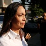 María Corina Machado em evento político