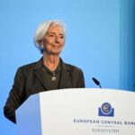 Christine Lagarde durante pronunciamento oficial