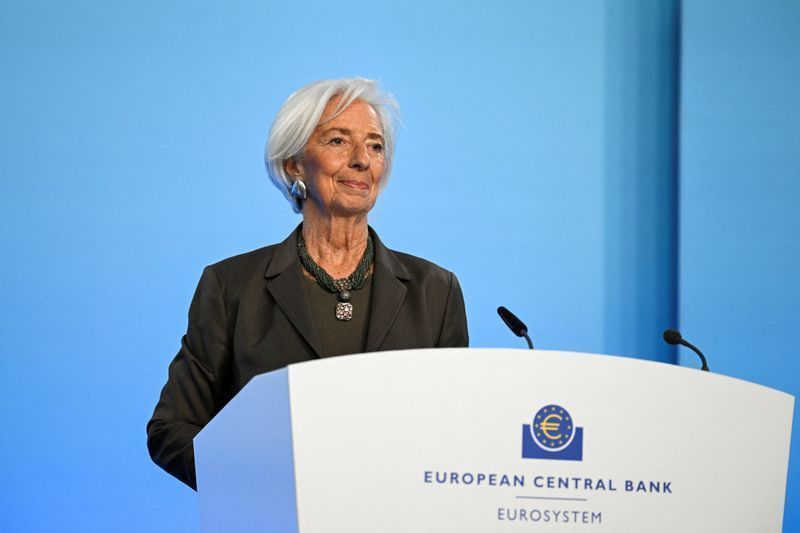 Christine Lagarde durante pronunciamento oficial