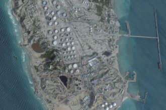 Ilha de Kharg, terminal petrolífero do Irã