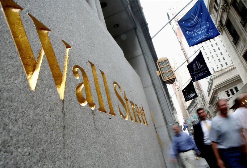 Edifício da Bolsa de Valores de Nova York em Wall Street