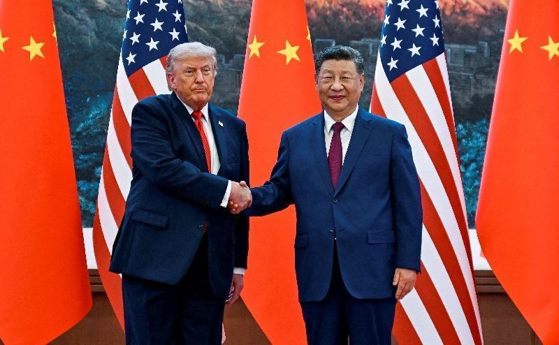 Imagem editorial pendente sobre a disputa entre EUA e China por inteligência artificial