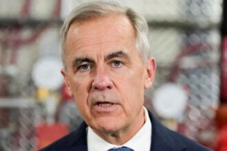 Imagem destacada pendente de fotografia editorial válida de Mark Carney ou do evento em Toronto