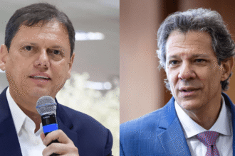 Tarcisio de Freitas e Fernando Haddad
