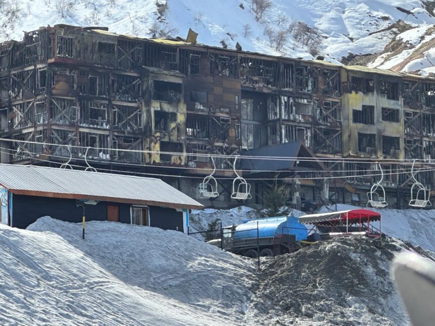 Hotel em instância chilena sofreu com incêndio