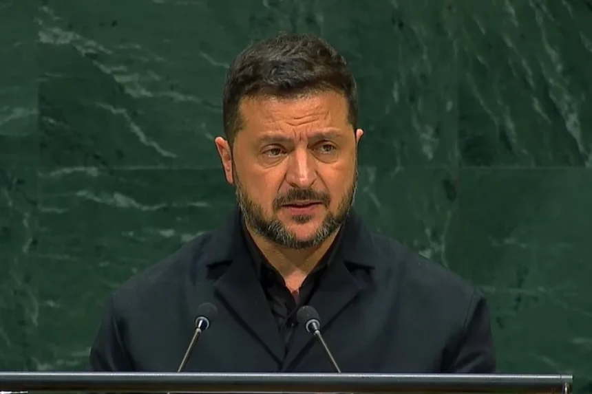 ONU: Zelensky acusa Putin de ser a raiz da guerra e que "deve ser parado"