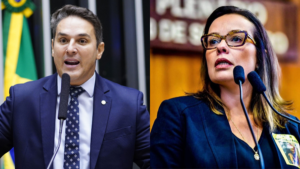 Luciano Zucco (PL-RS) e Juliana Brizola (PDT-RS)