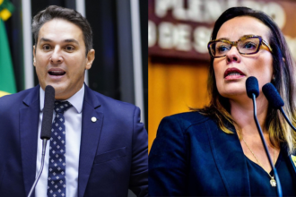 Luciano Zucco (PL-RS) e Juliana Brizola (PDT-RS)