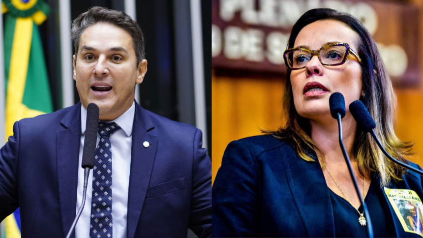 Luciano Zucco (PL-RS) e Juliana Brizola (PDT-RS)